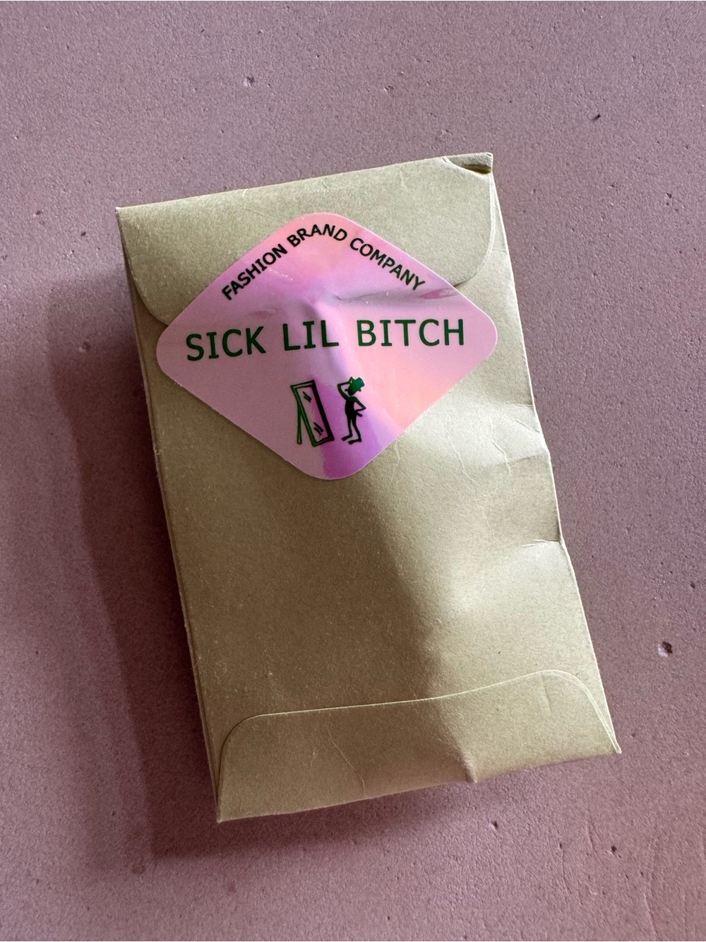 Brass Pill Holder - Sick Lil Bish - Picture 2 of 5